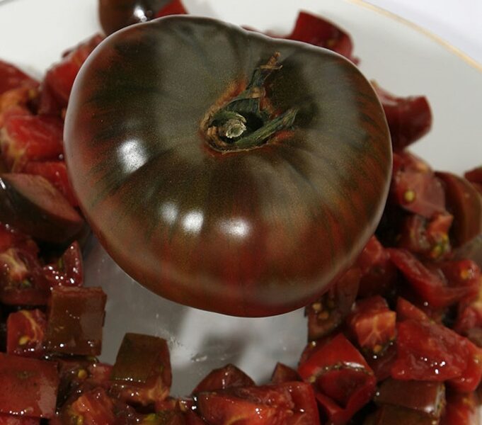 Black from Tula. Sementes de tomate.